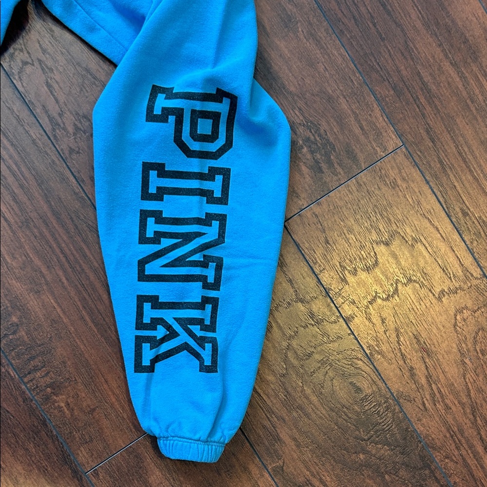 Blue Sweatpants with Logo - Picture 2 of 4